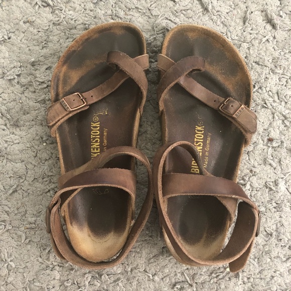 🔹SOLD🔹Birkenstock Yara Brown Ankle Strap Sandals - Picture 2 of 6
